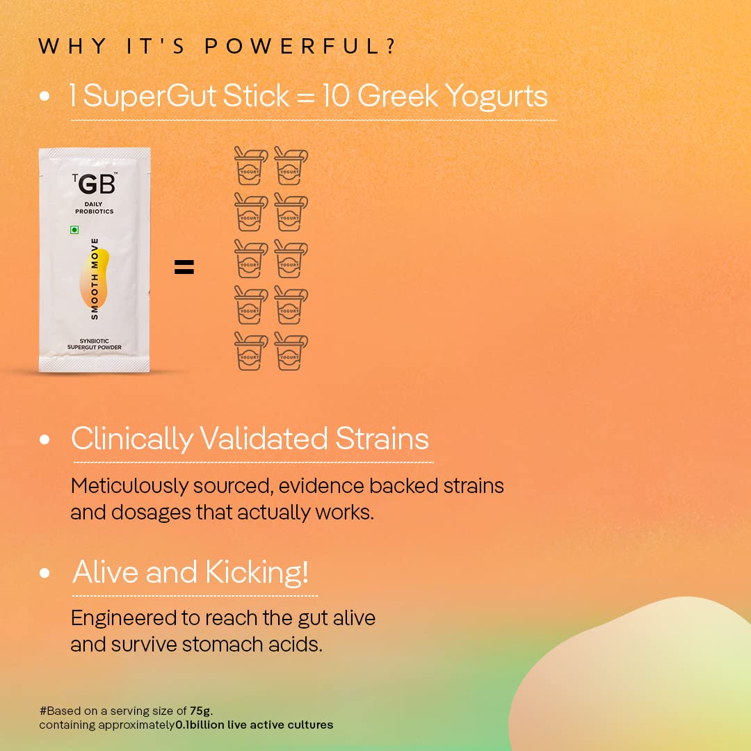 The Good Bug Smooth Move SuperGut Powder for Constipation Relief & Bowe- image 5