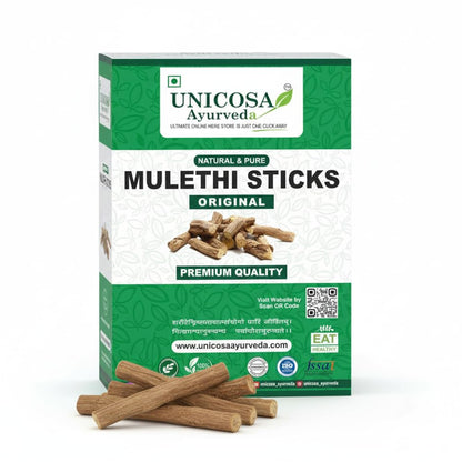 UNICOSA Ayurveda Natural Mulethi Stick (Yastimadhu / Licorice Sticks) 800g (200g x 4 Packs) for Hair, Skin, and Health Care glycyrrhiza glabra powder/licorice Powder | No Added Preservatives Mulethi Stick 800GM | Herbal Licorice Root | Ayurvedic Mulethi f