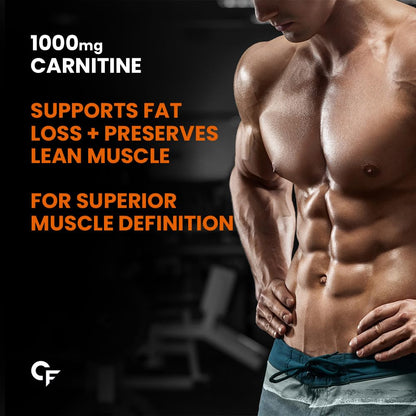 Carbamide Forte L Carnitine L Tartrate 1000mg Capsules for Men & Women- image 8