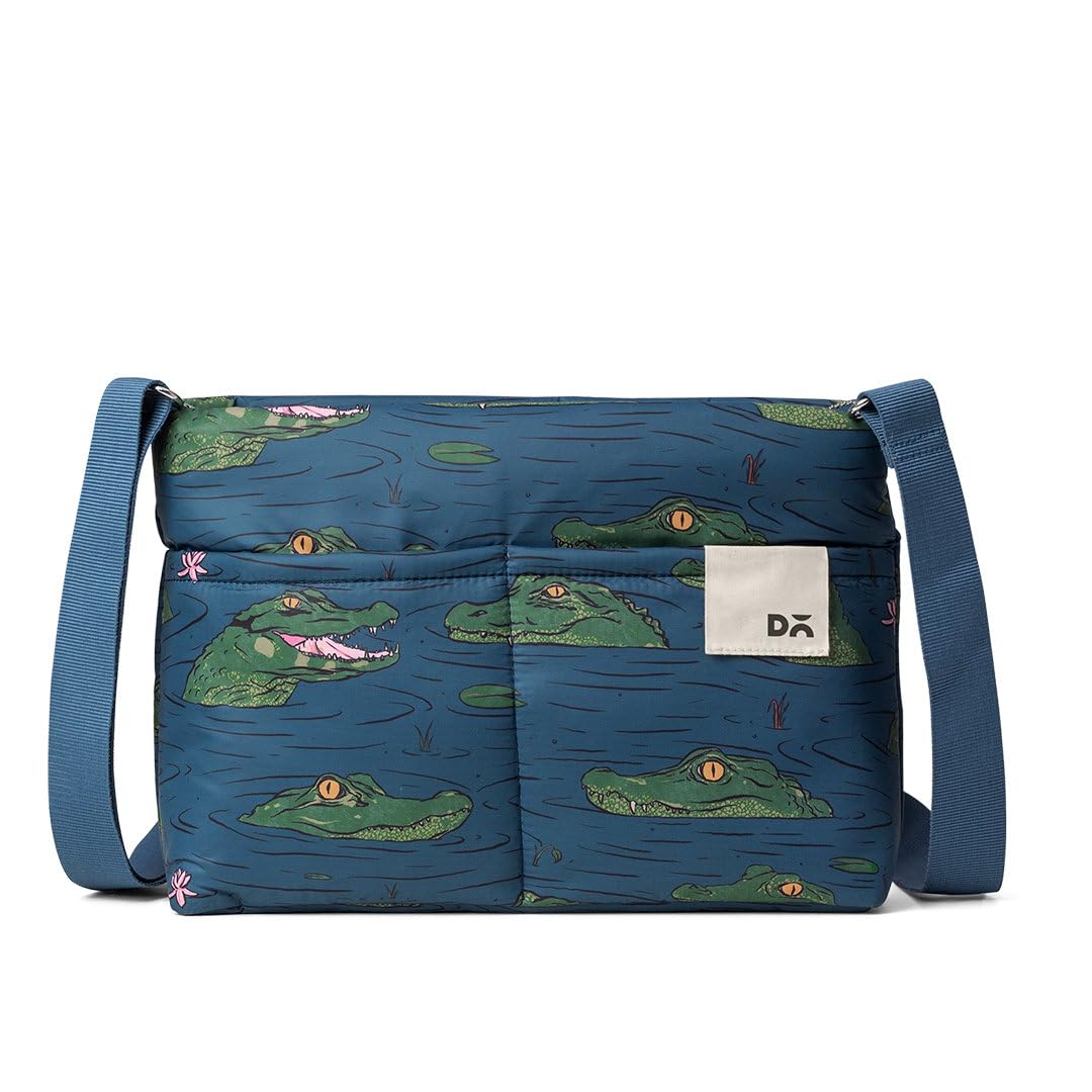 DailyObjects Printed Retreat Sling Crossbody Bag For Girls, Men and Women| Crafted with soft-touch Polyester | One Spacious Main Zippered Compartment and Two Deep Slip Pockets | Detachable Strap