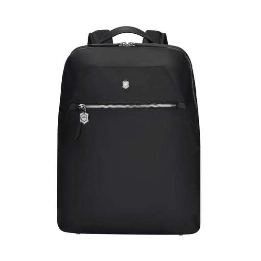 Victorinox Victoria Signature Women Compact Backpack, 14'' Laptop & 10'' Tablet Pocket, Black, Swiss designed (612203)