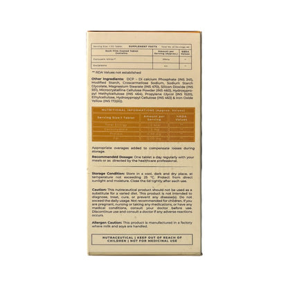 The Wellness Project (TWP) Curcumin with Curcuwin Ultra+ 250mg | For Women & Men | 60 Tablets – 2 Month Supply