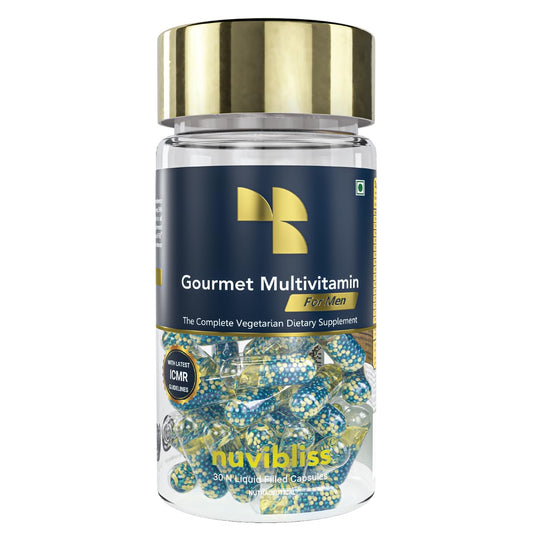 Nuvibliss Gourmet Multivitamin for Men (30 Capsules)