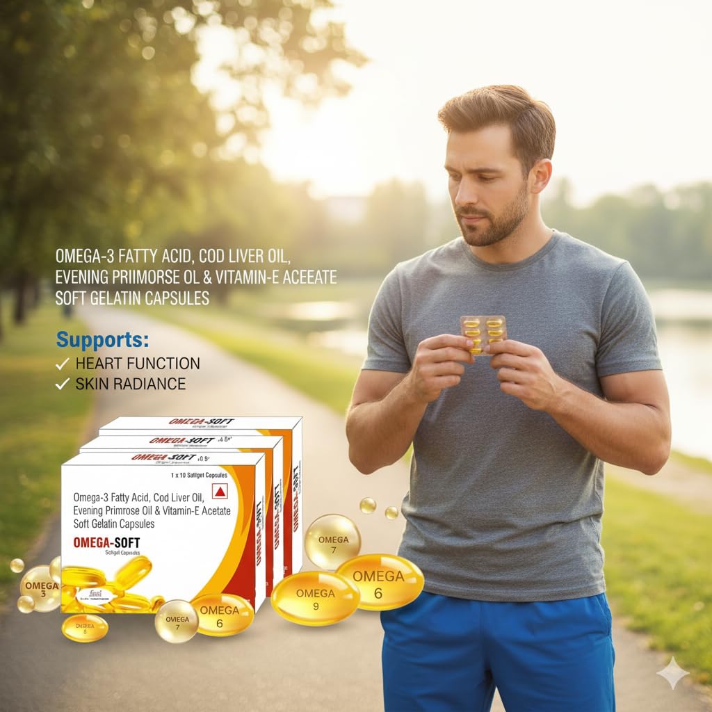Knoll Healthcare Omega 3 Fish Oil 700 Mg For Men And Women Antioxidant & Energy,Stamina & Immunity & Maintains Bone & Joint Health,Fatty Acid,Epa 360 Mg Dha 240 Mg (3X Strips),3 Count,10 Capsules