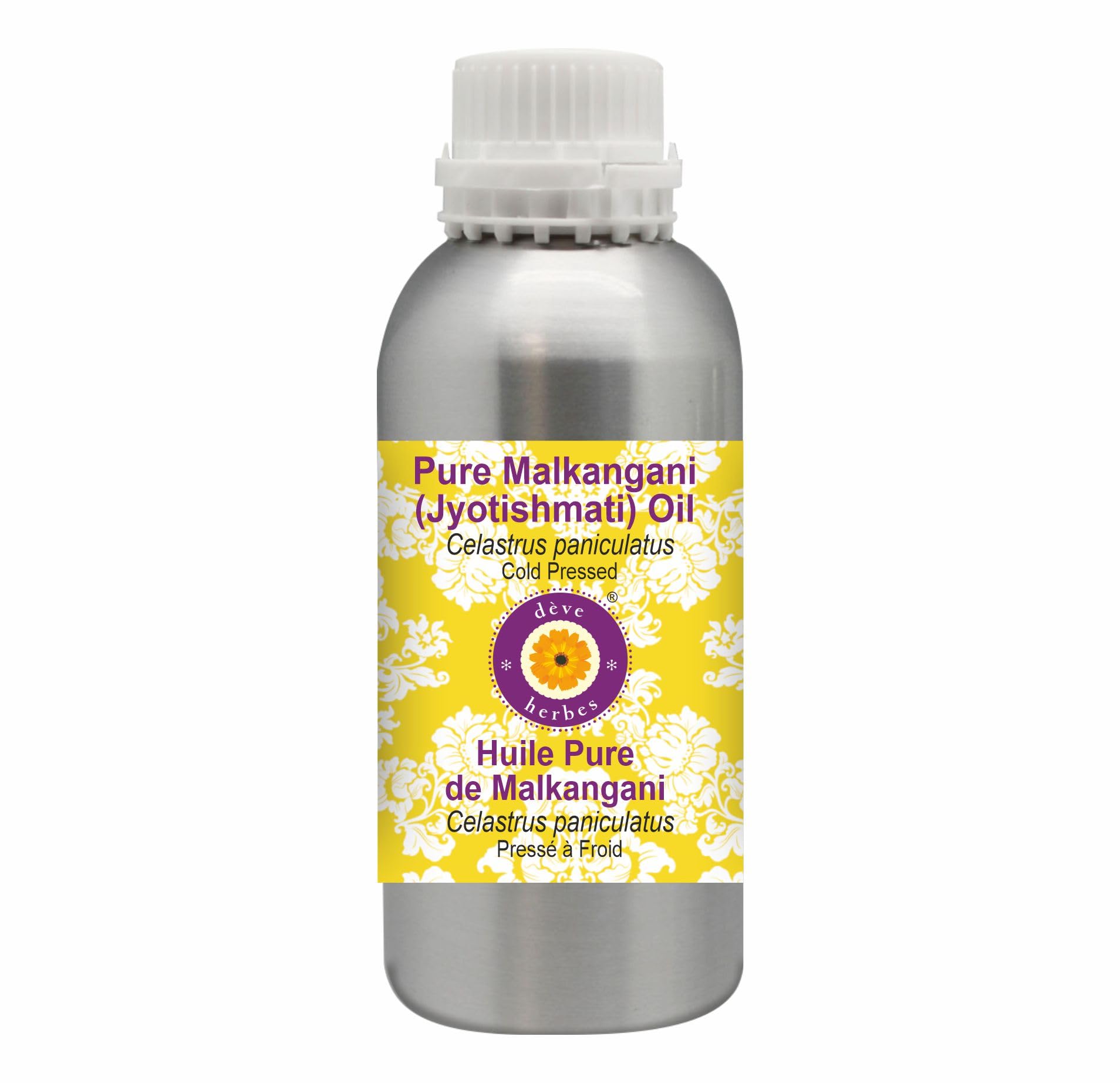 Deve Herbes Pure Malkangani (Malkangani/Jyotishmati) Oil (Celastrus paniculatus)