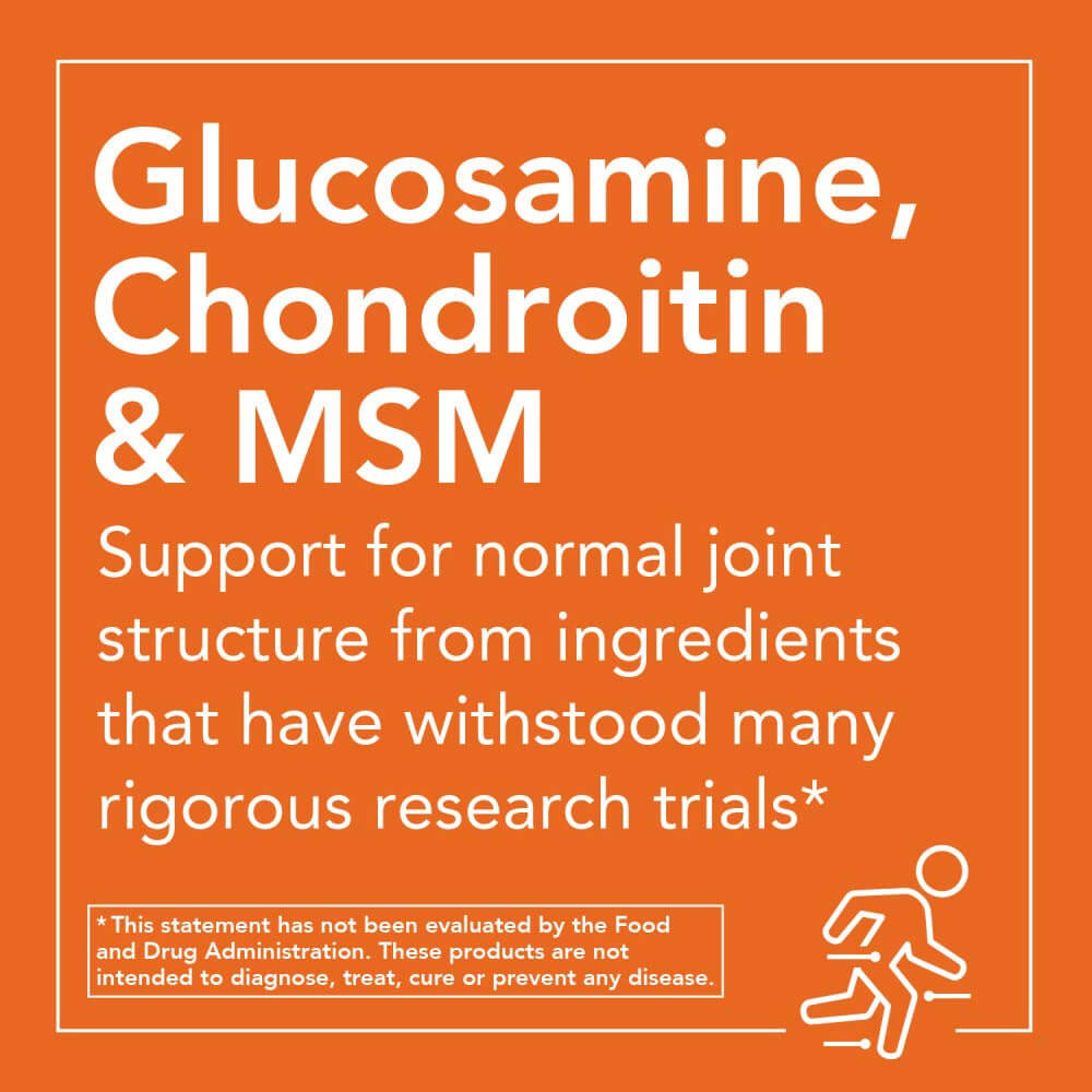 Now Foods Glucosamine and Chondroitin with MSM Joint Health Capsules - 90 Count