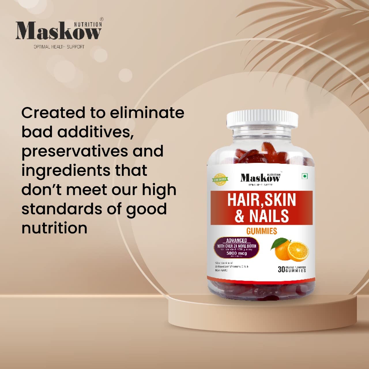 MASKOW NUTRITION HAIR SKIN & NAILS GUMMIES