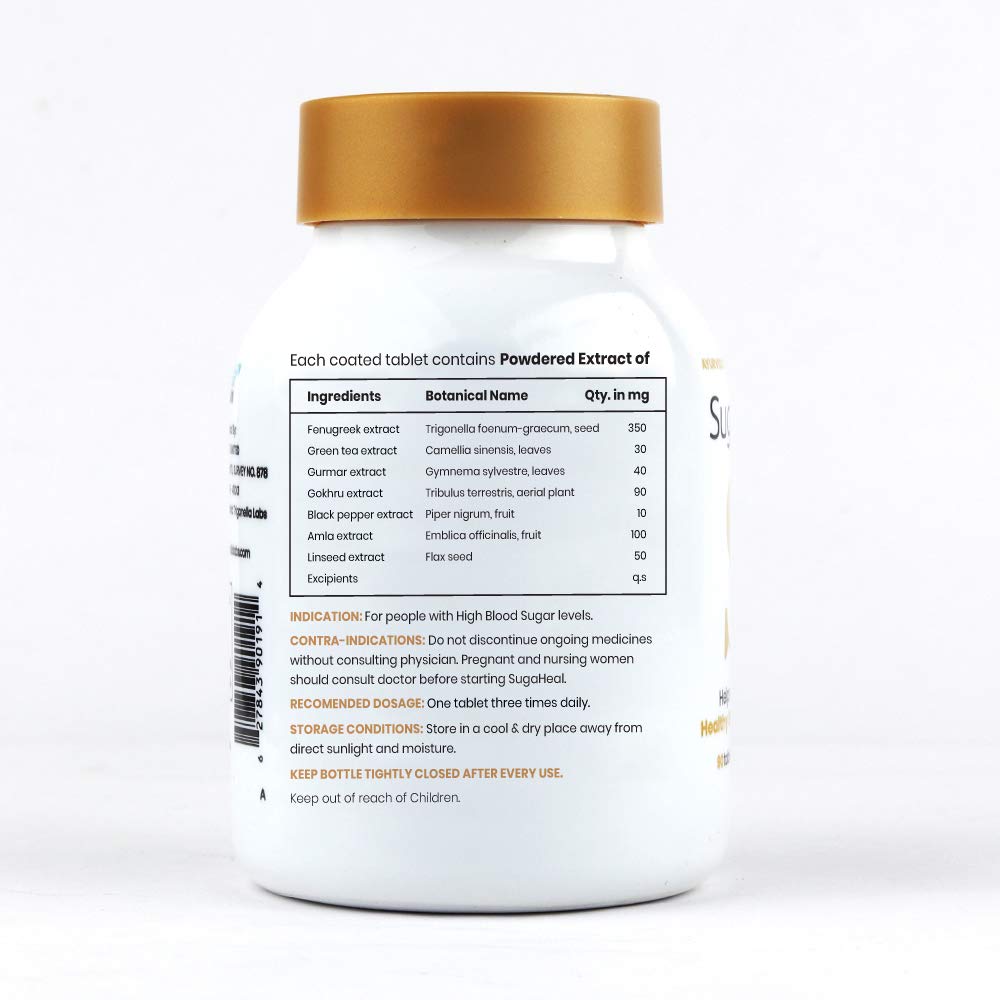 SugaHeal (90 tablets) – Diabetes Care Tablets | Ayurvedic product | Cli- image 3