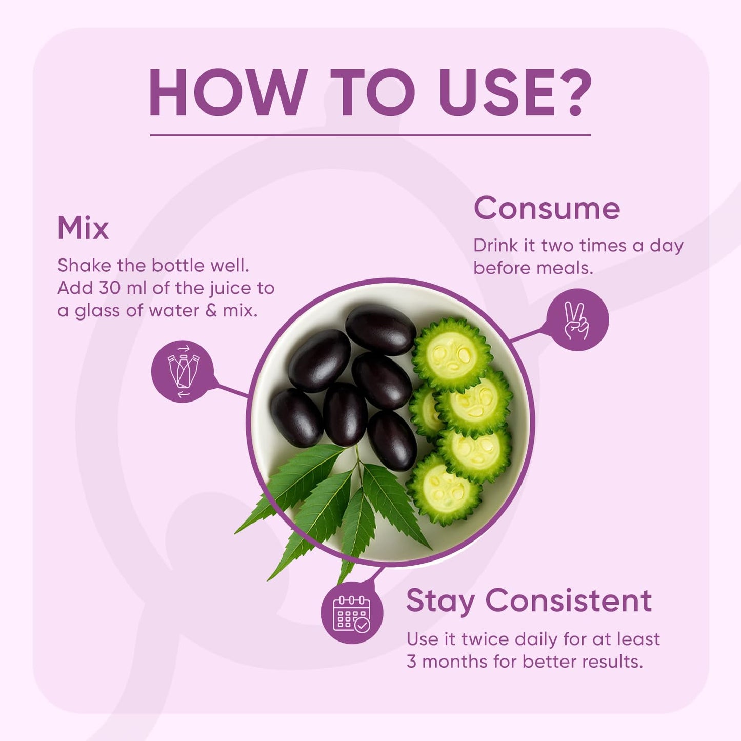 Herbal Max Diabetic Care Juice 450 ml | Herbal Blend with Karela, Jamun, Gudmar, Vijaysar & Amla | Jamun Karela Juice Supports Blood Sugar Management | Suitable for Diabetes & Prediabetes