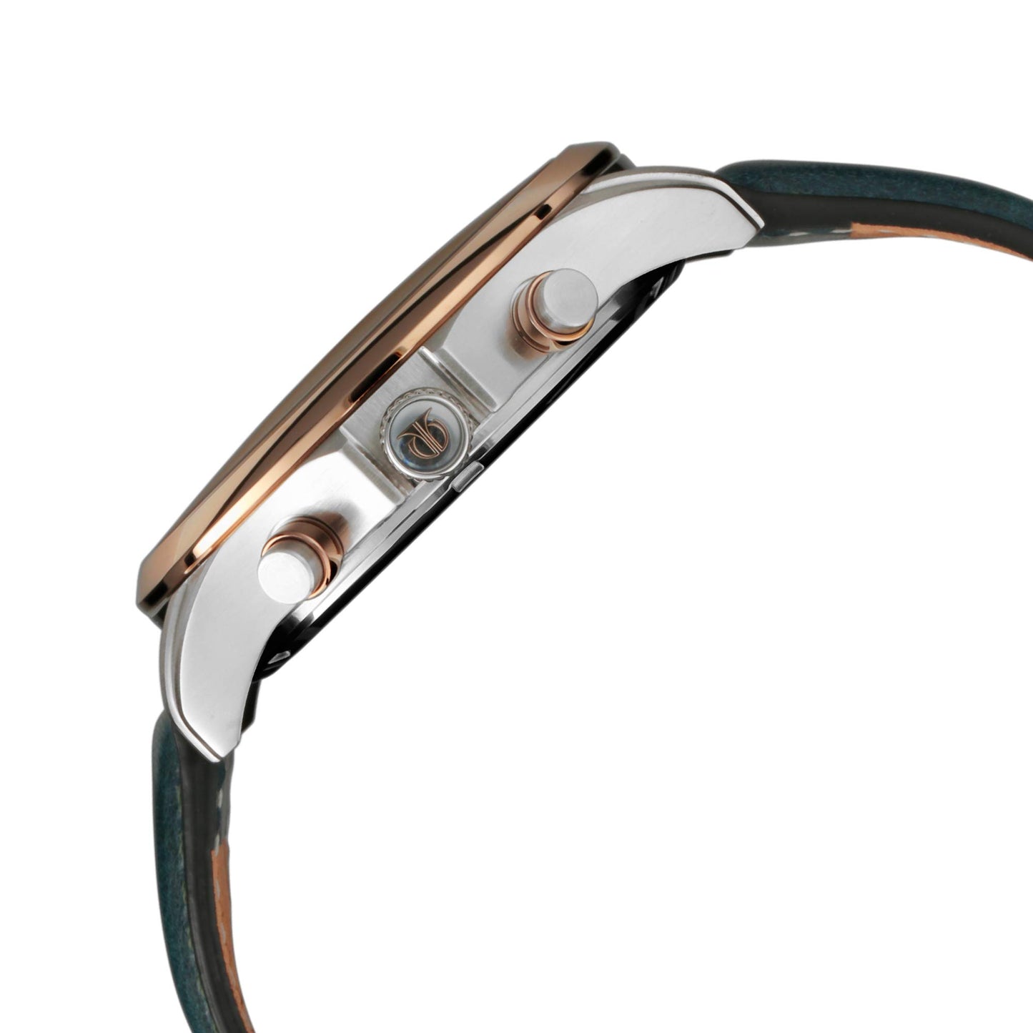 Titan Regalia Maritime White Dial Chronograph Leather Strap Watch for M- image 3