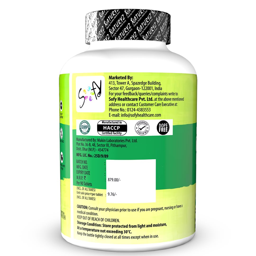 Naturyz VEDA Natural T-MAX Booster with 8 Ayurvedic Herbs | Highest Strength Shilajit | Safed Musli | Kaunch | Ashwagandha | Gokshura | Ginseng | High absorption | Original Shilajeet Improves Strength, Stamina, Endurance, Energy & Muscle Mass for Men & Wo