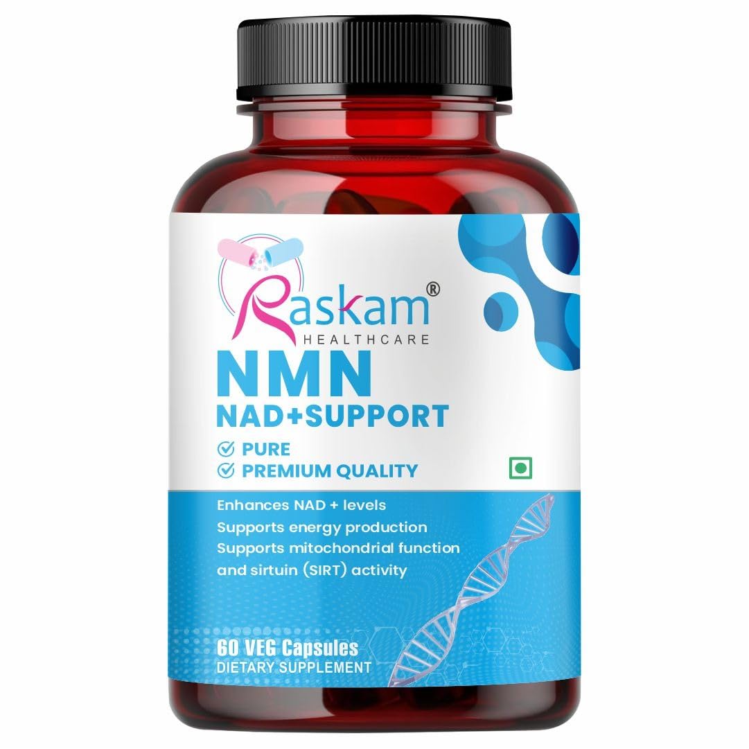 Raskam NMN 500mg Capsules – 60 Capsules