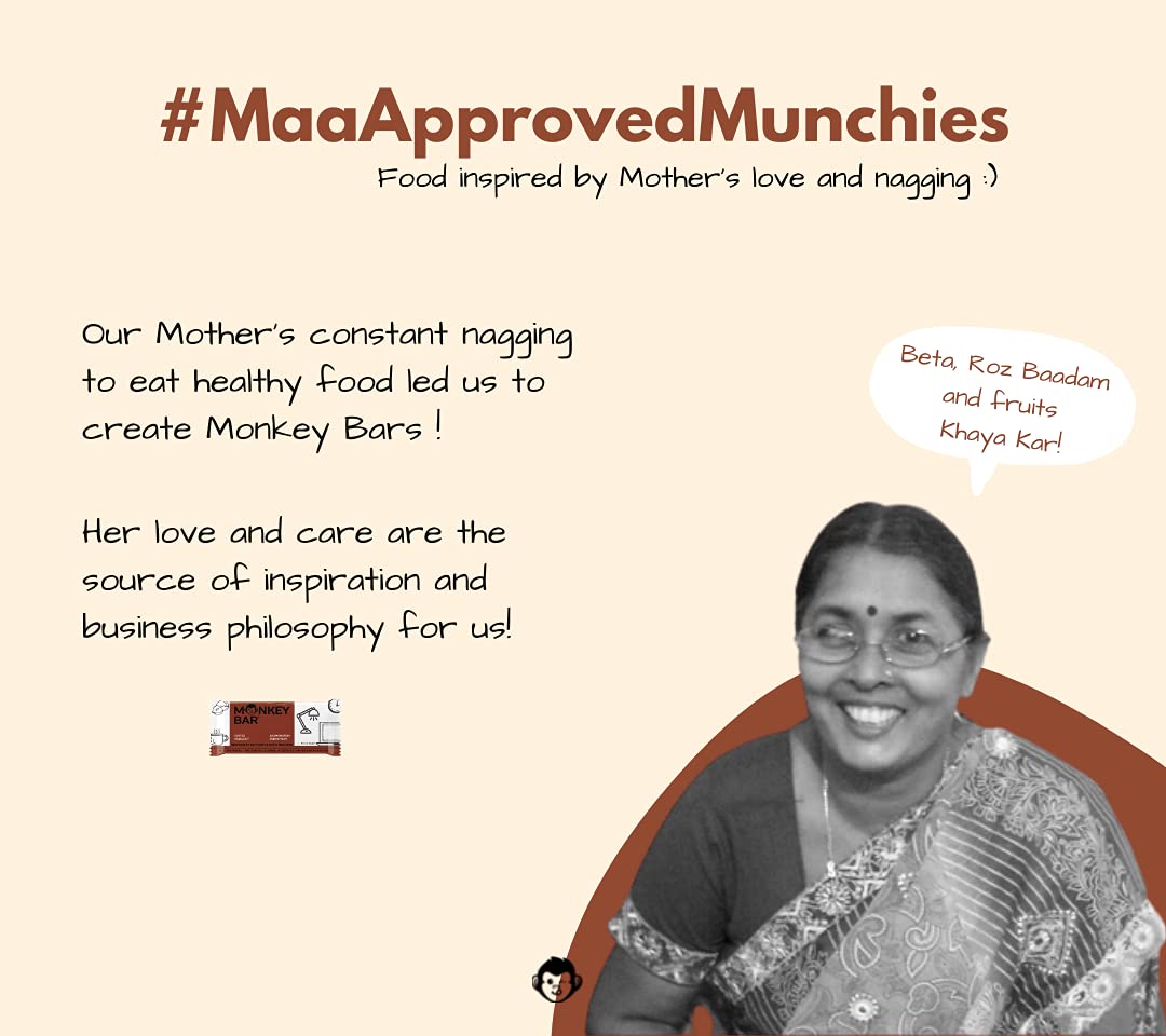 MONKEY BAR - Coffee Hazelnut Protein Bar - 8 Bars, 50g each, 12g Protei- image 2