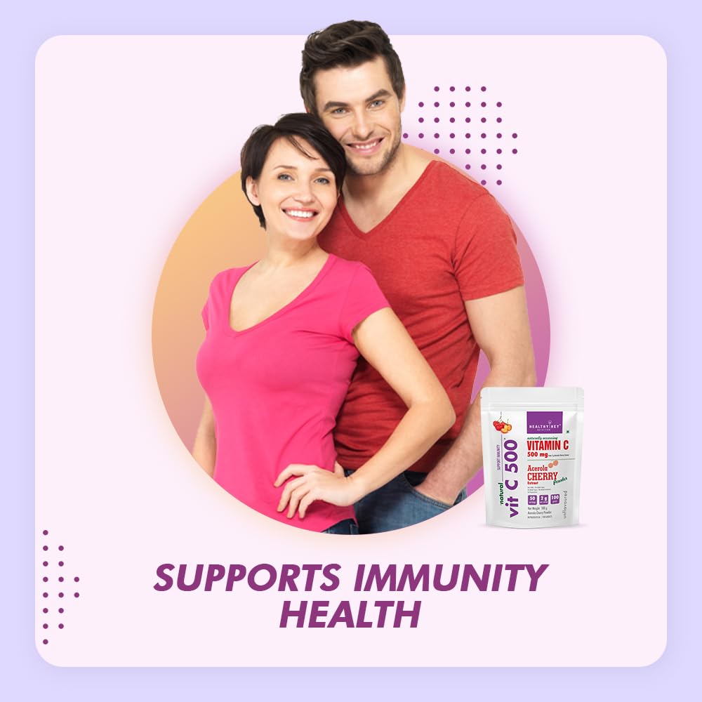 HealthyHey Nutrition Natural Vit C 500 - Natural Vitamin C sourced from- image 4