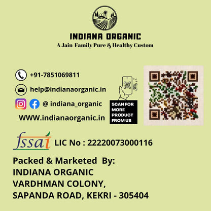 INDIANA ORGANIC Bombay Chat Masala Powder - 150 Gram Fresh Packed on Order | No Onion & Garlic chaat Masala