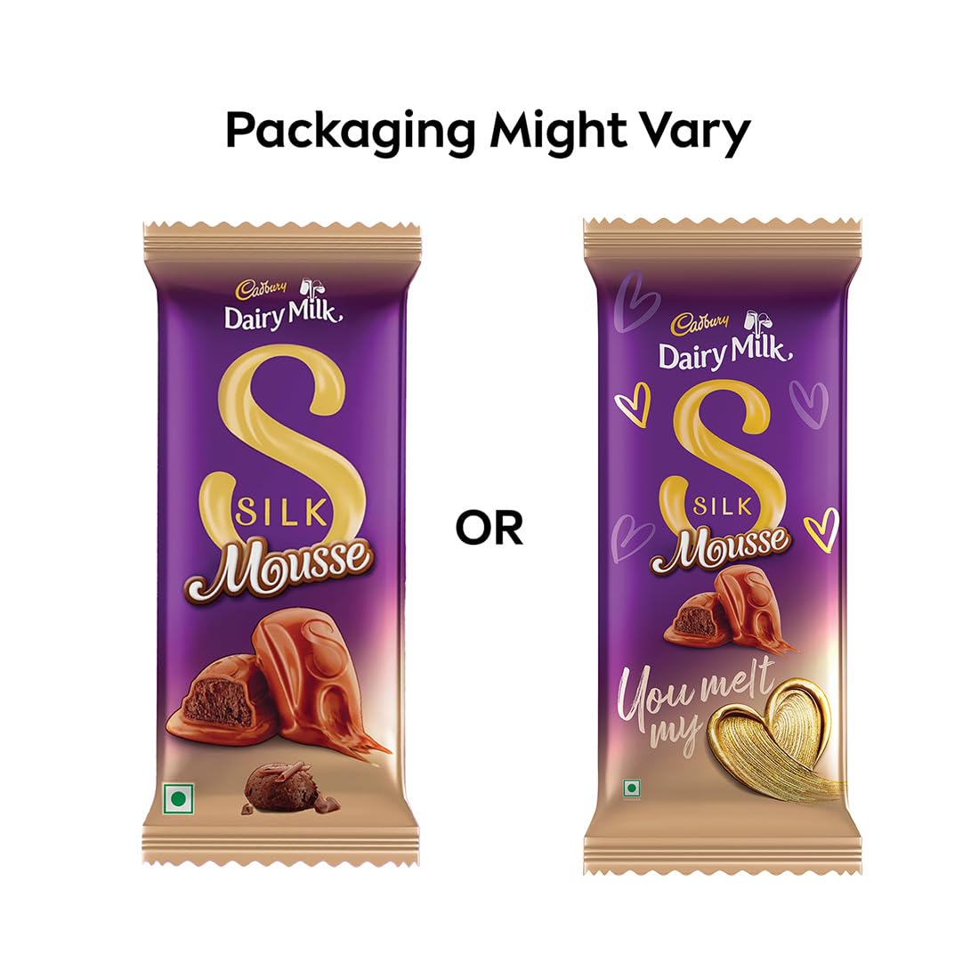Cadbury Dairy Milk Silk Mousse Chocolate Bars, 110 g