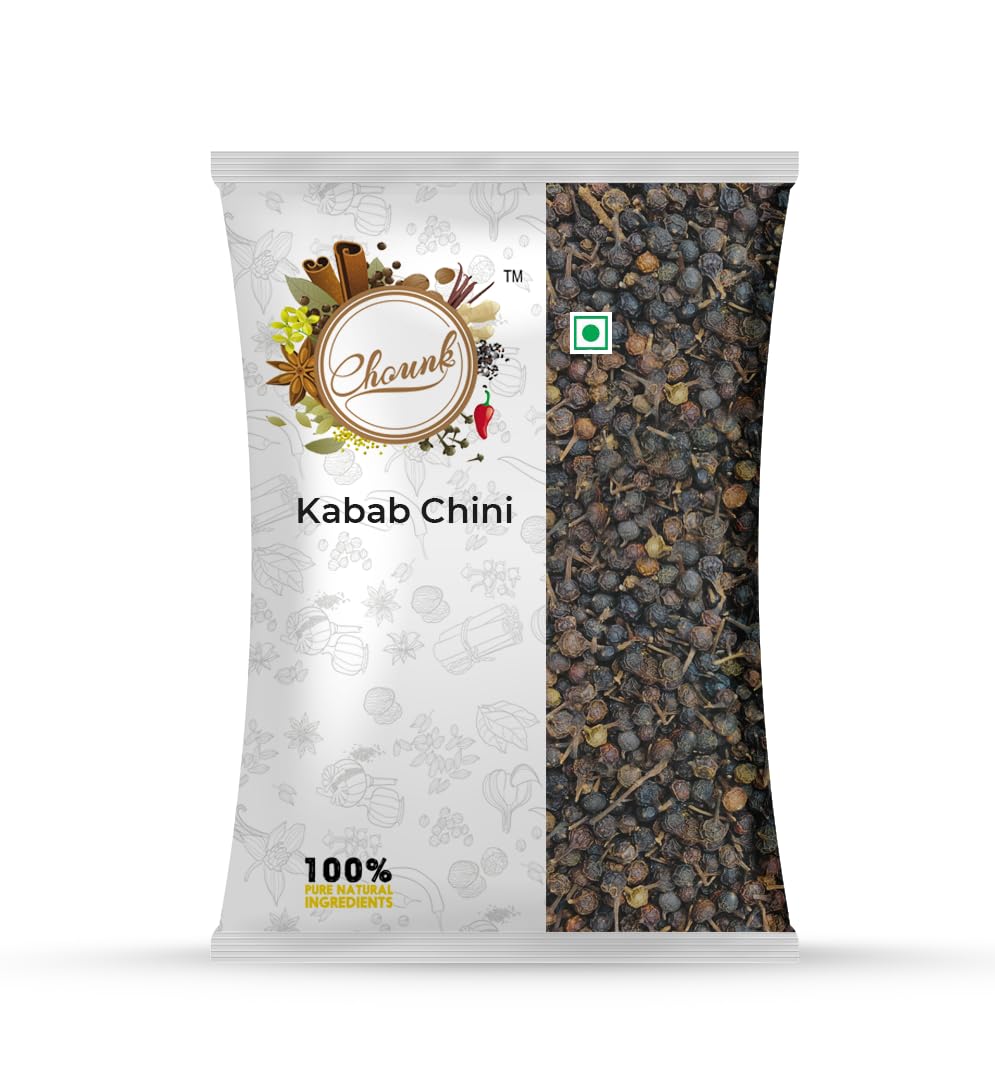 Chounk Kabab Chini Natural Fresh & Pure | Kabab Chini | Shital Chini | Tailed Pepper | Vegan | Gluten Free kabab chini 50gm