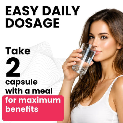 Raskam Plant Based Collagen- Anti-Aging Supplements For Women,Natural,Youthful Glow,Wrinkle-Free Skin,Promotes Skin Regeneration,Improves Skin Elasticity,Silica&Hyaluronic Acid-60 Capsules