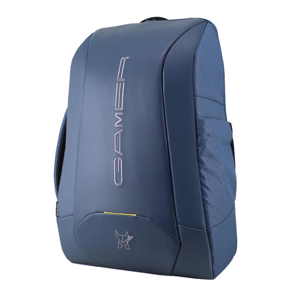 Arctic Fox Kobra Gaming Laptop Backpack (Blue)| 27 Ltr Capacity|Water Resistant | Multipurpose Backpack |USB Cable holder Pocket|Rain Cover|Number Lock| Trolley sleeve|17" Unisex Laptop Backpack