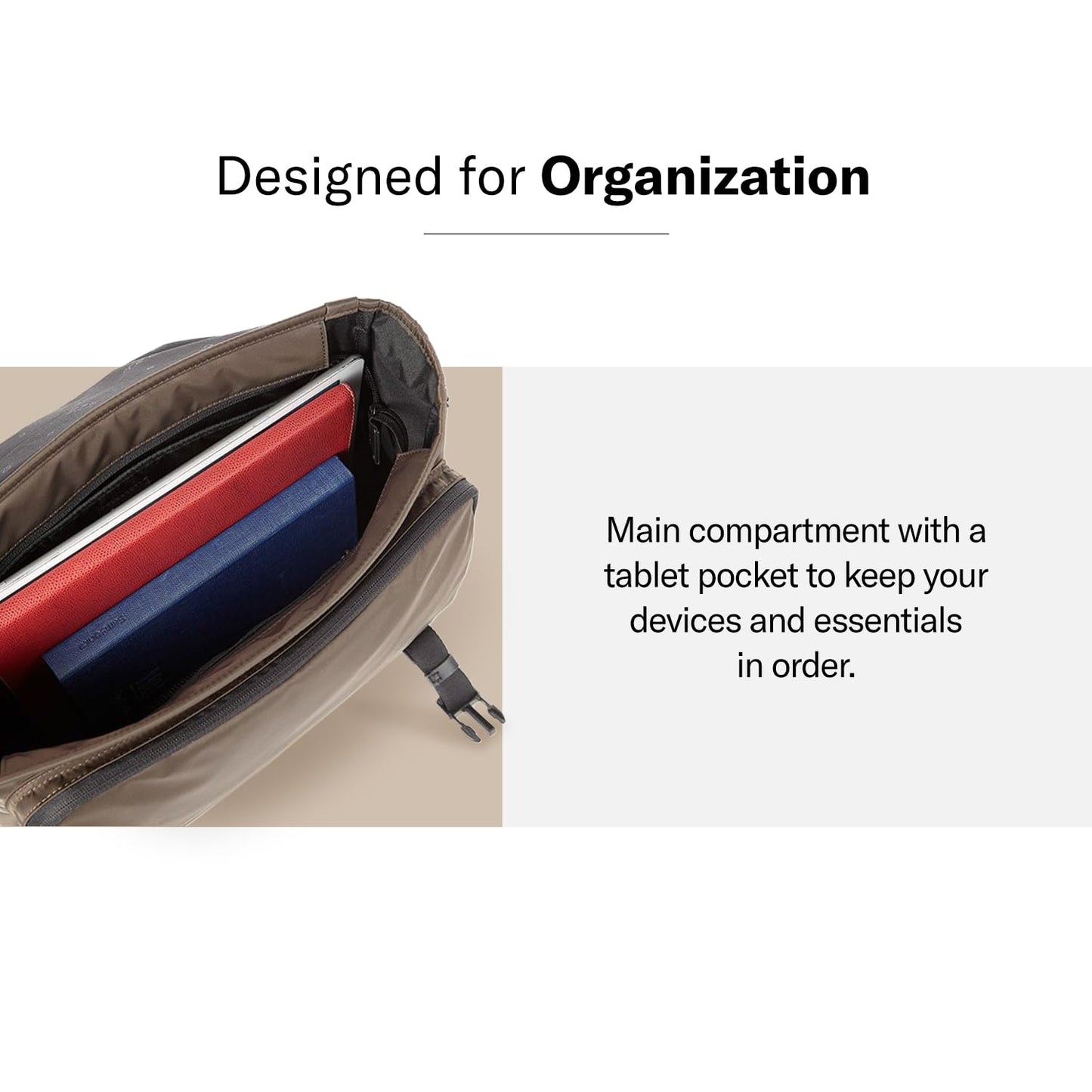 Samsonite Red Ellewood Messenger Bag 26 Cms Brown Nylon Premium Messeng- image 4