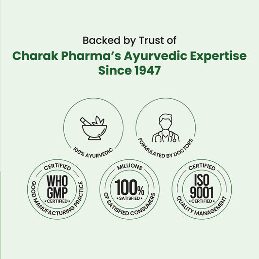 Charak Kofol Immunity Tablets, 60 Tablets With Goodness Of Giloy, Haldi, Pippali