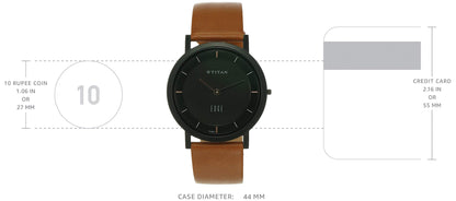 Titan Edge Analog Black Dial Men's Watch NM1595NL03/NN1595NL03- image 3