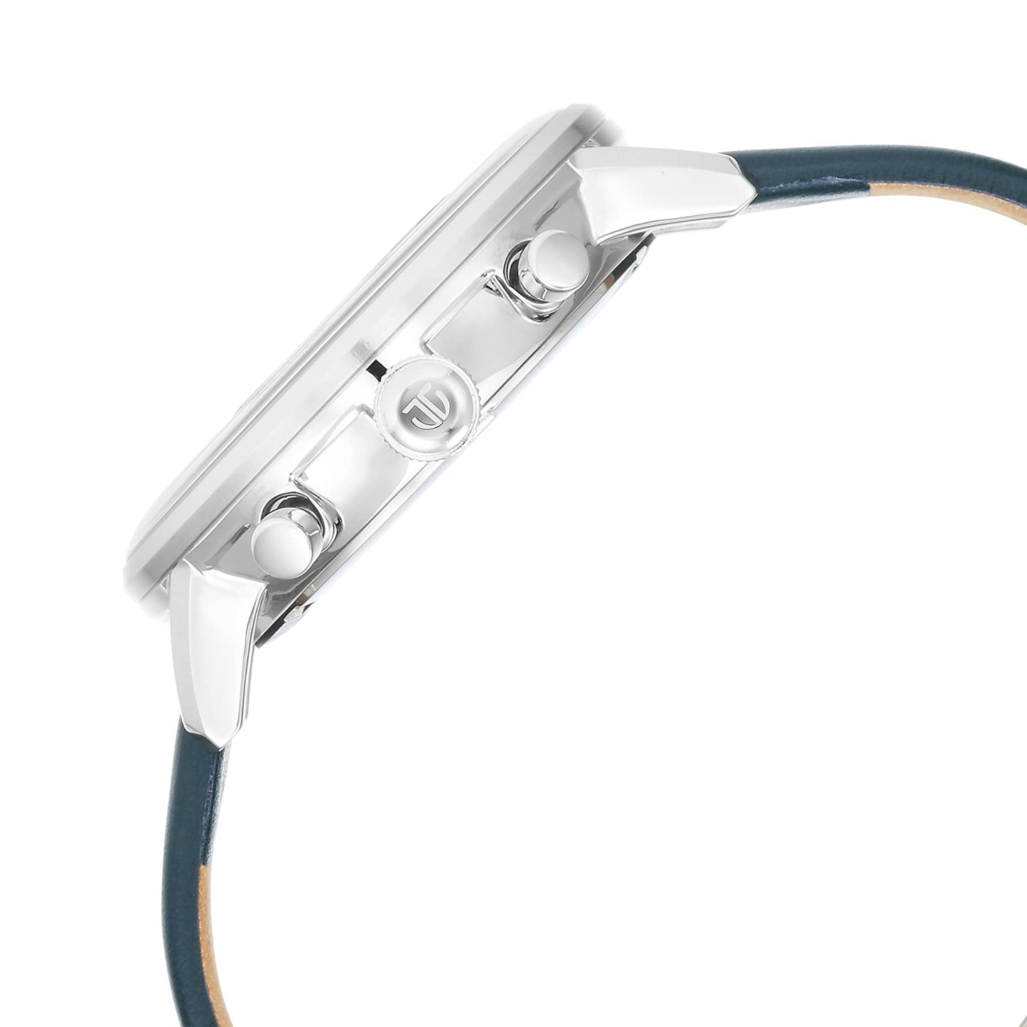 Titan Infinity Display Quartz Chronograph with Date Silver Dial Dark Te- image 9