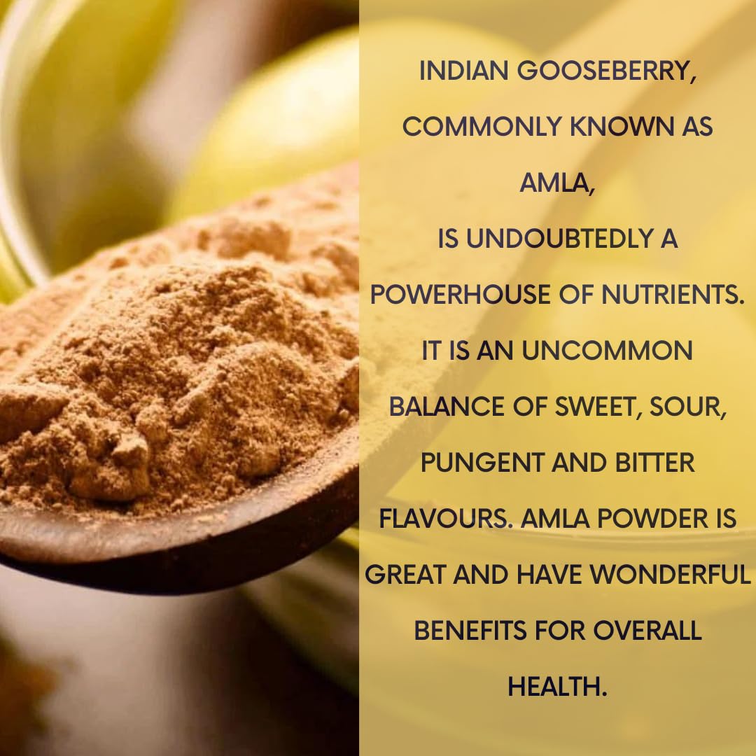 mGanna Amla Powder/Indian Gooseberry/Emblica Officinalis for Skin, Hair & Health Care 227gm / 0.5lbs