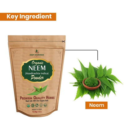 Organic Neem Powder (Azadirachta Indica) – Pure & Natural Herbal Powder, 100g