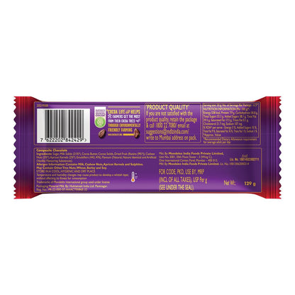 Cadbury Silk Fruit And Nut 129g