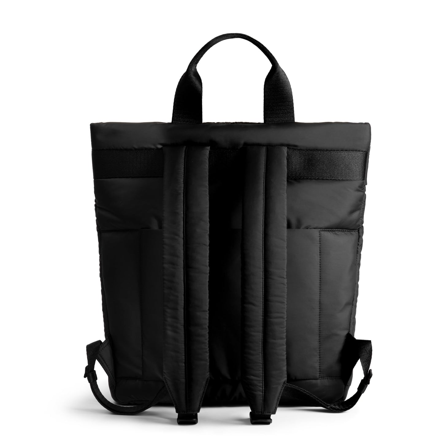 DailyObjects Black Wing Backpack (17L) Bag for Men & Women|Fits 13/14 inch Laptop/Macbook Pro/Air Ipad|Lightweight| Durable Backpack |Padded Straps|Office/Daily Use/Travel/Work|Multi Compartments