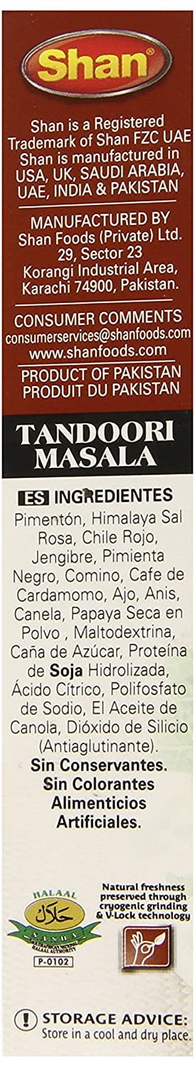 Shan Han's Tandoori Mix Spice Chicken Masala, 50 g (Set of 3)