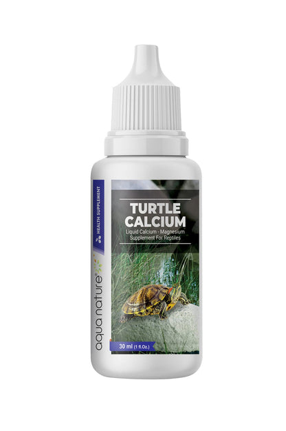 AquaNature® Turtle Eye Drops&Turtle Calcium Supplement for Swollen,Inflamed,Infected Eye&for Strong Shell and Provide Essential Calcium of Healthy Turtle Healthcare 30Ml Each