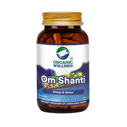 Organic Wellness - Om-Shanti Capsule | Ayurvedic Capsule | Peaceful Sleep | Calm