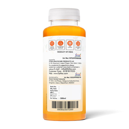 Fytika Himalayan Seabuckthorn Berry Juice – 300ml | Rich in Omega 3, 6, 7, 9 & Vitamin C – Boosts Immunity, Skin Glow & Heart Health | Natural Herbal Juice (Pack of 1)