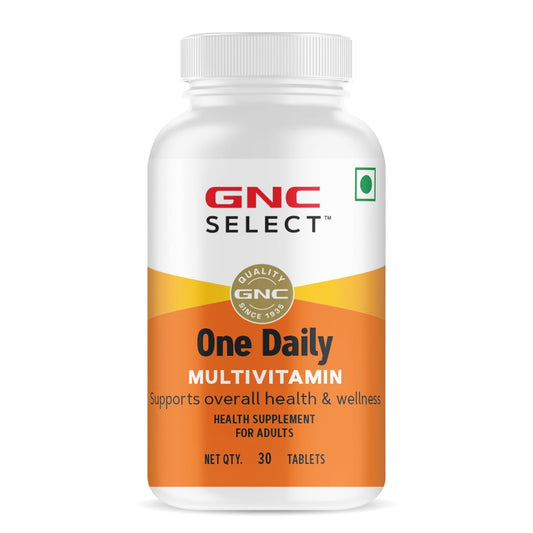 GNC One Daily Veg Multivitamins |Unisex | 30 Tablets| Supports Overall Health & Wellness | With Zinc, Copper | Vitamin B12, A, C & D3| Imported| Formulated In USA