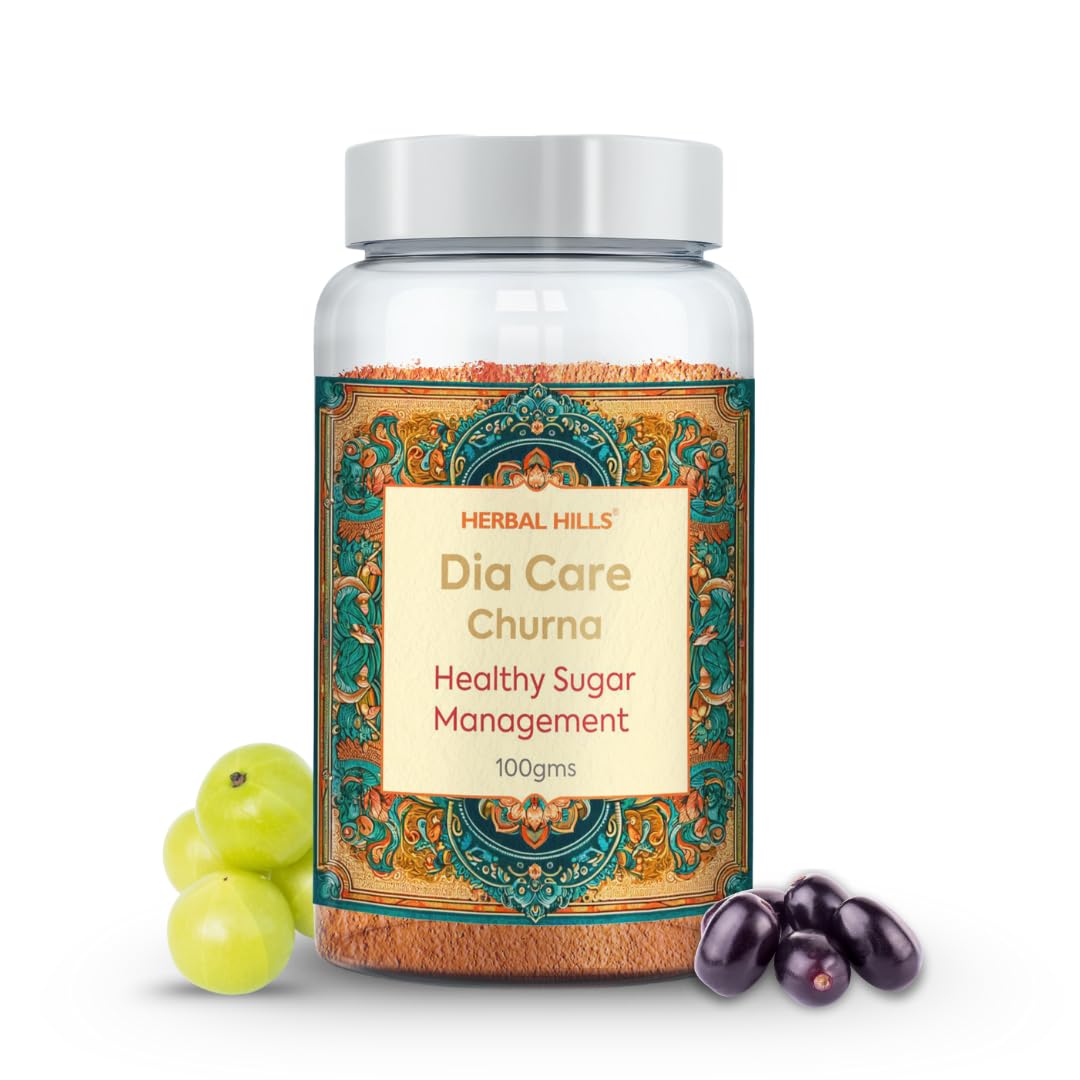 Herbal Hills Dia Care Churna, 100g | | Supports Sugar Balance & Pancreatic Healt
