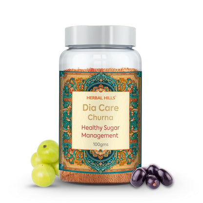 Herbal Hills Dia Care Churna, 100g | | Supports Sugar Balance & Pancreatic Healt