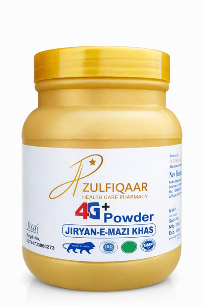ZULFIQAAR HEALTH CARE PHARMACY 4G+ Power Combo | 4G Majun, Powder, Goli Palang Tod & Oil | Ayurvedic Herbal Stamina & Energy Support for Men