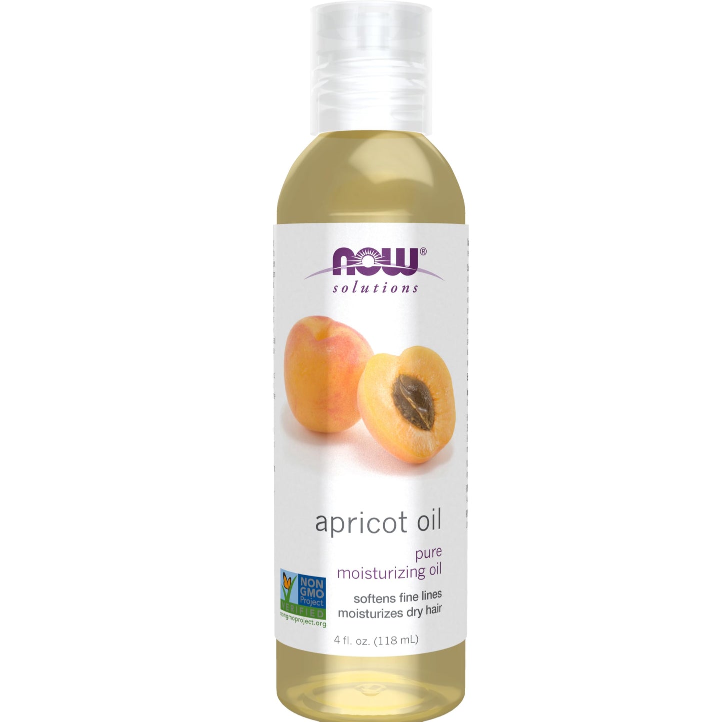 Now Apricot Kernel Oil, 4-Ounce