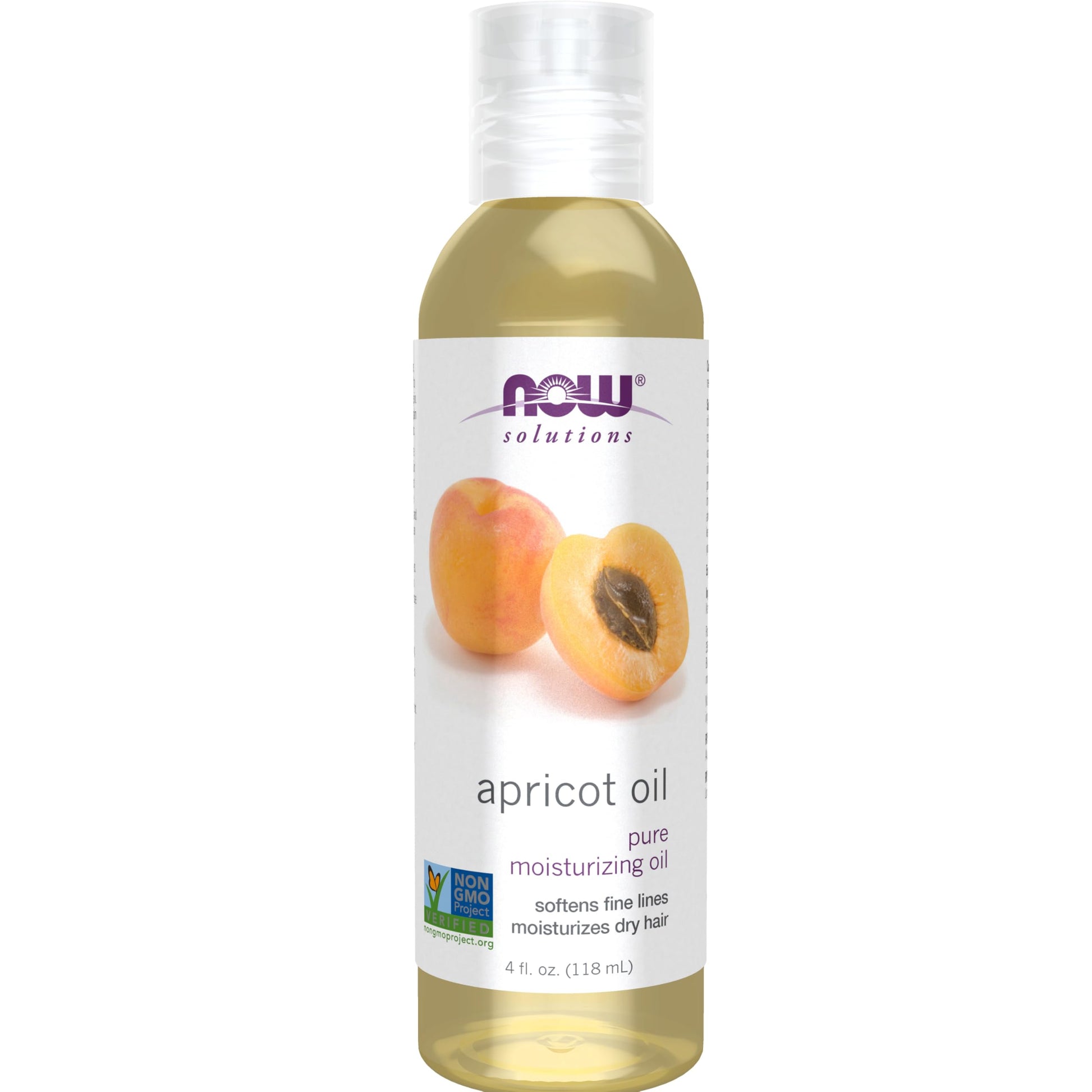 Now Apricot Kernel Oil, 4-Ounce