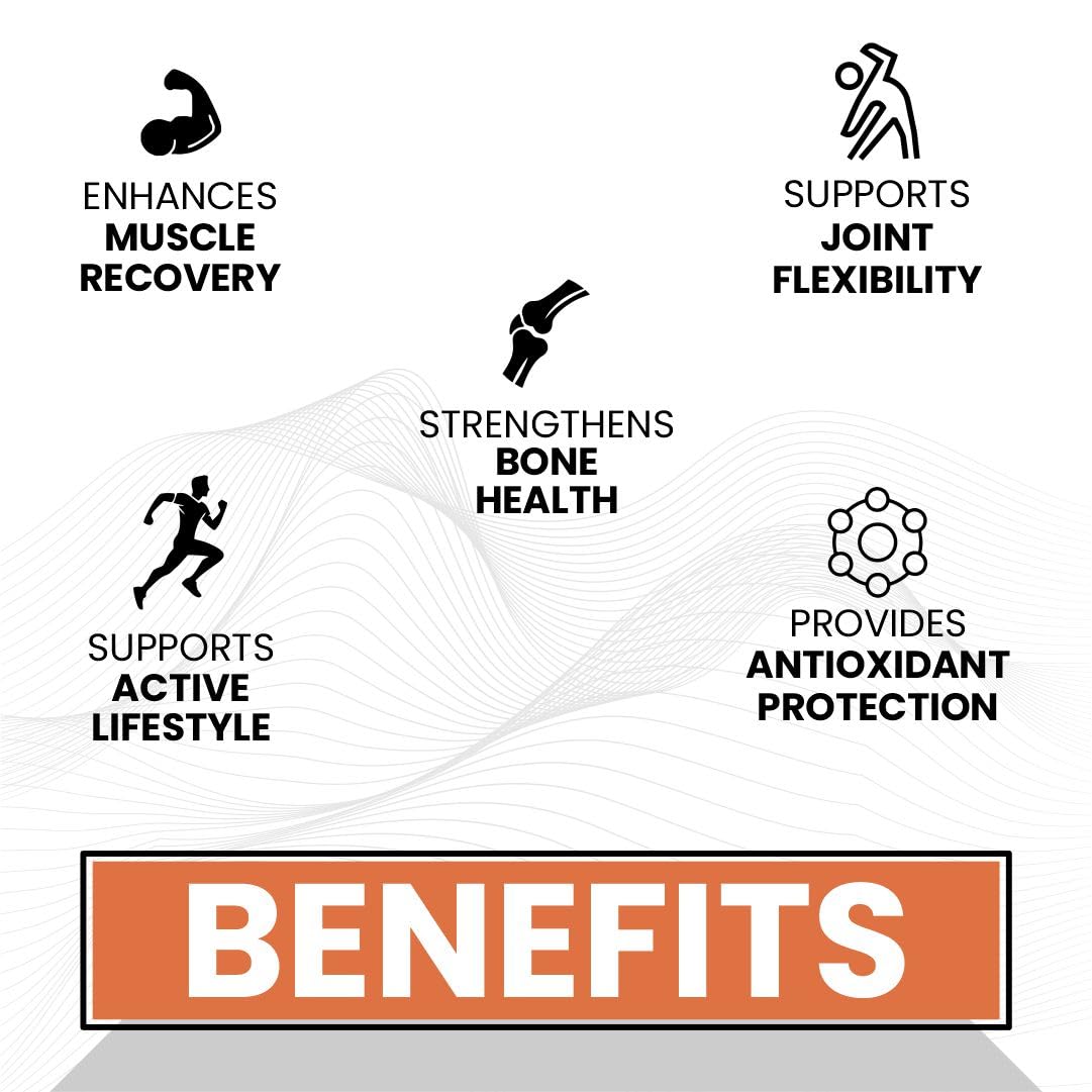 Raskam Curcumin 95%, Boswellia 85%, 510mg Capsules with Bioperine | 60 Veg Capsules | Super Antioxidant, Improves Metabolism, Fights Inflammation | 60 veg capsules