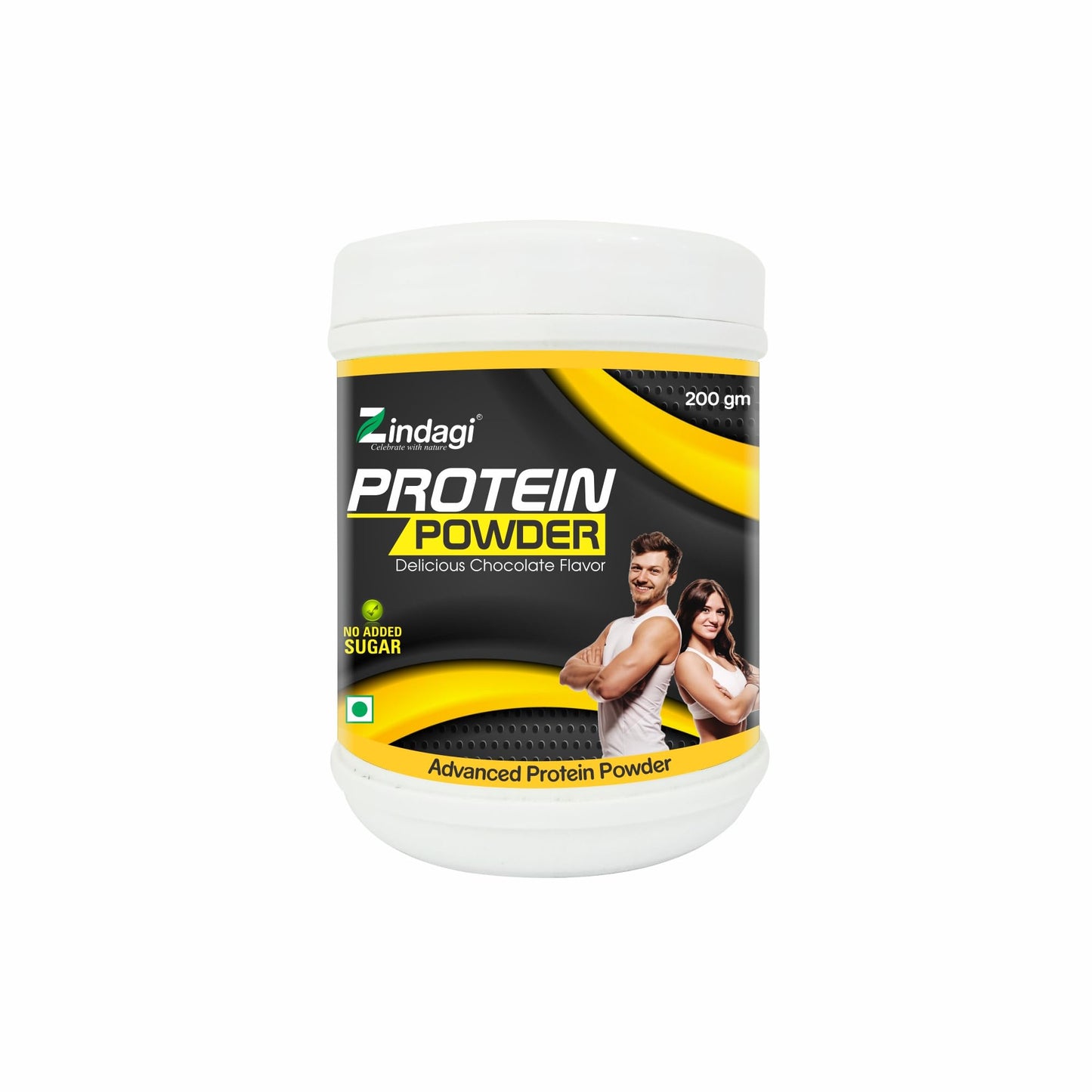 Zindagi Protein Powder for Adult - Whey Protein Powder - Health Supplements for Adult - Sugar Free Nutrition Drink (200 Gm)