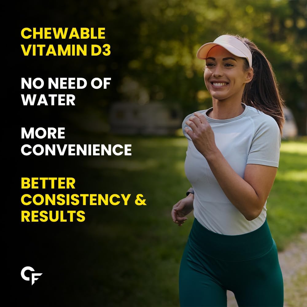 Carbamide Forte Vitamin D3 2000IU | Vitamin D Tablets | D3 supplement - Cholecalciferol for Bone & Immune Health | Vitamin D3 Tablets for Women & Men | Raspberry Flavour - 90 Tablets