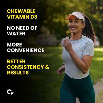 Carbamide Forte Vitamin D3 2000IU | Vitamin D Tablets | D3 supplement - Cholecalciferol for Bone & Immune Health | Vitamin D3 Tablets for Women & Men | Raspberry Flavour - 90 Tablets