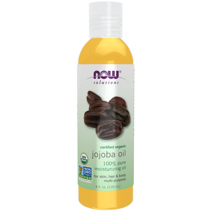 Now Foods Organic Jojoba Oil 4 Ounce