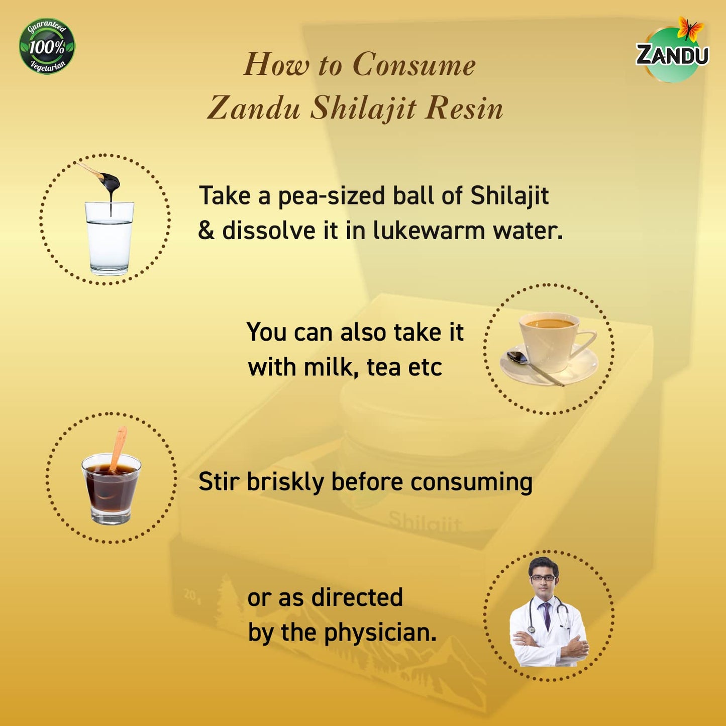 Zandu Pure Himalayan Shilajit Resin, 20 Grams (Pack of 1) | Natural & Ayurvedic| Helps Enhance Strength & Stamina | Maintains Overall Holistic Wellness, 40 Servings