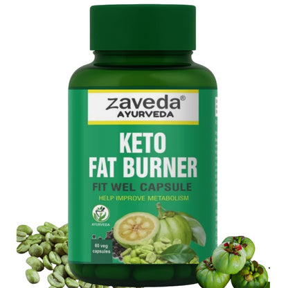ZAVEDA Keto Fat Burner Extreme Fit wel 60 Capsules, 1000mg Serve, Weight Loss Supplement with Garcinia Cambogia and Other Herbs. Metabolism Booster, Fat Burner for Men & Women