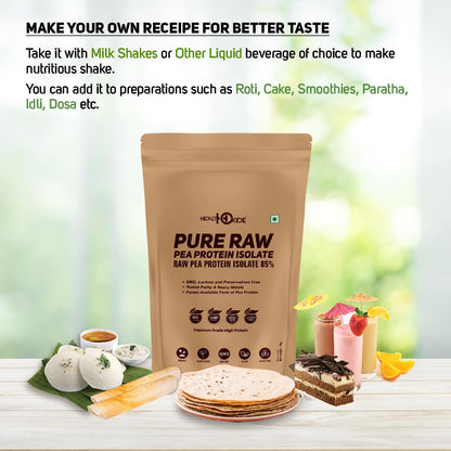 Healthoxide Pea Protein Isolate 85% - Unflavoured, Vegan, Gluten-Free,- image 4