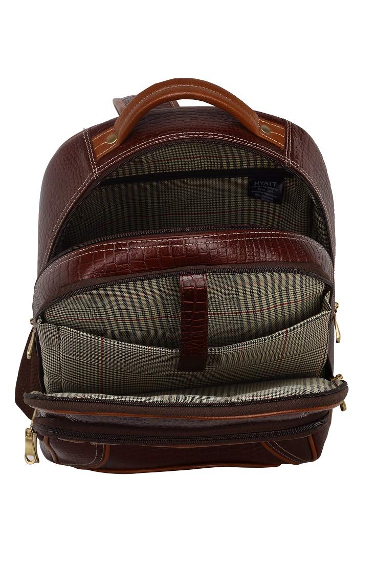 HYATT Leather Accessories 17 Inch Men's and Women's Leather Laptop Offi- image 3